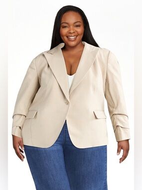 💕LIKE NEW💕sofia by sofia vergara khaki blazer